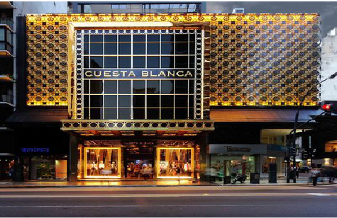 新龙门头设计与商业空间的纽带。