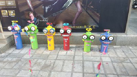 新龙商业区彩绘