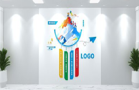 新龙公司企业形象墙的工艺材料有哪些？